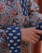 Ajrakh Mandala Cotton Oversized Shirt