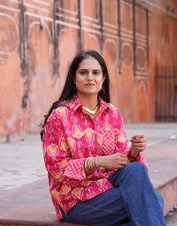 Jaipur Ikat Cotton Oversized Shirt