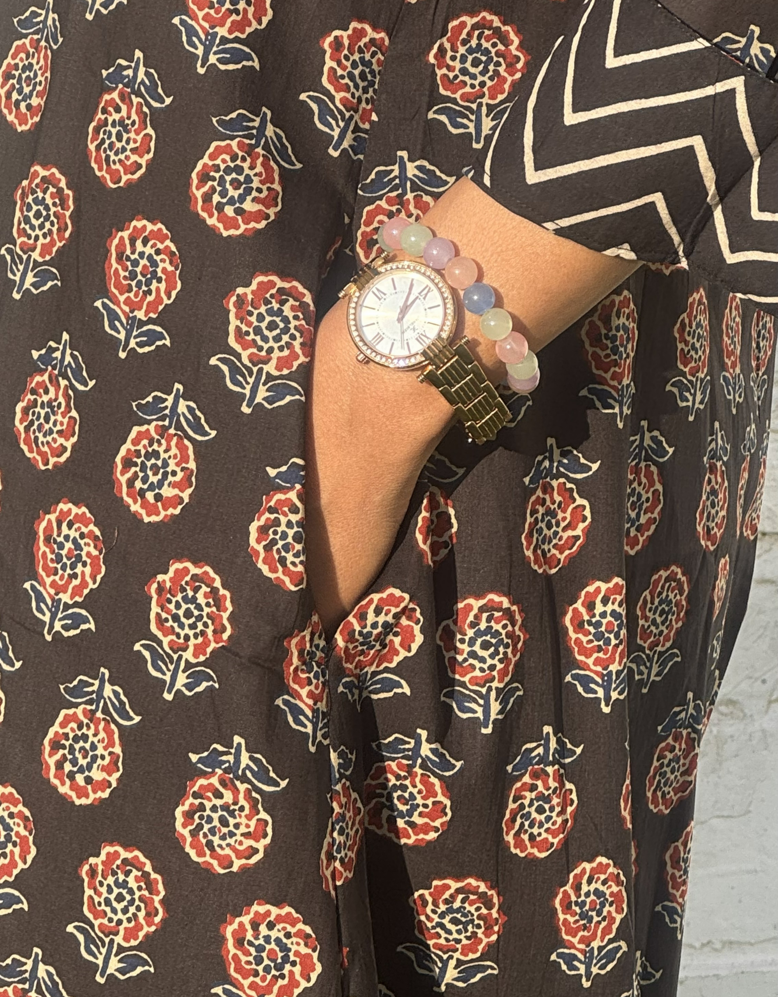 Black Gulmohar Cotton Regular Fit Dress