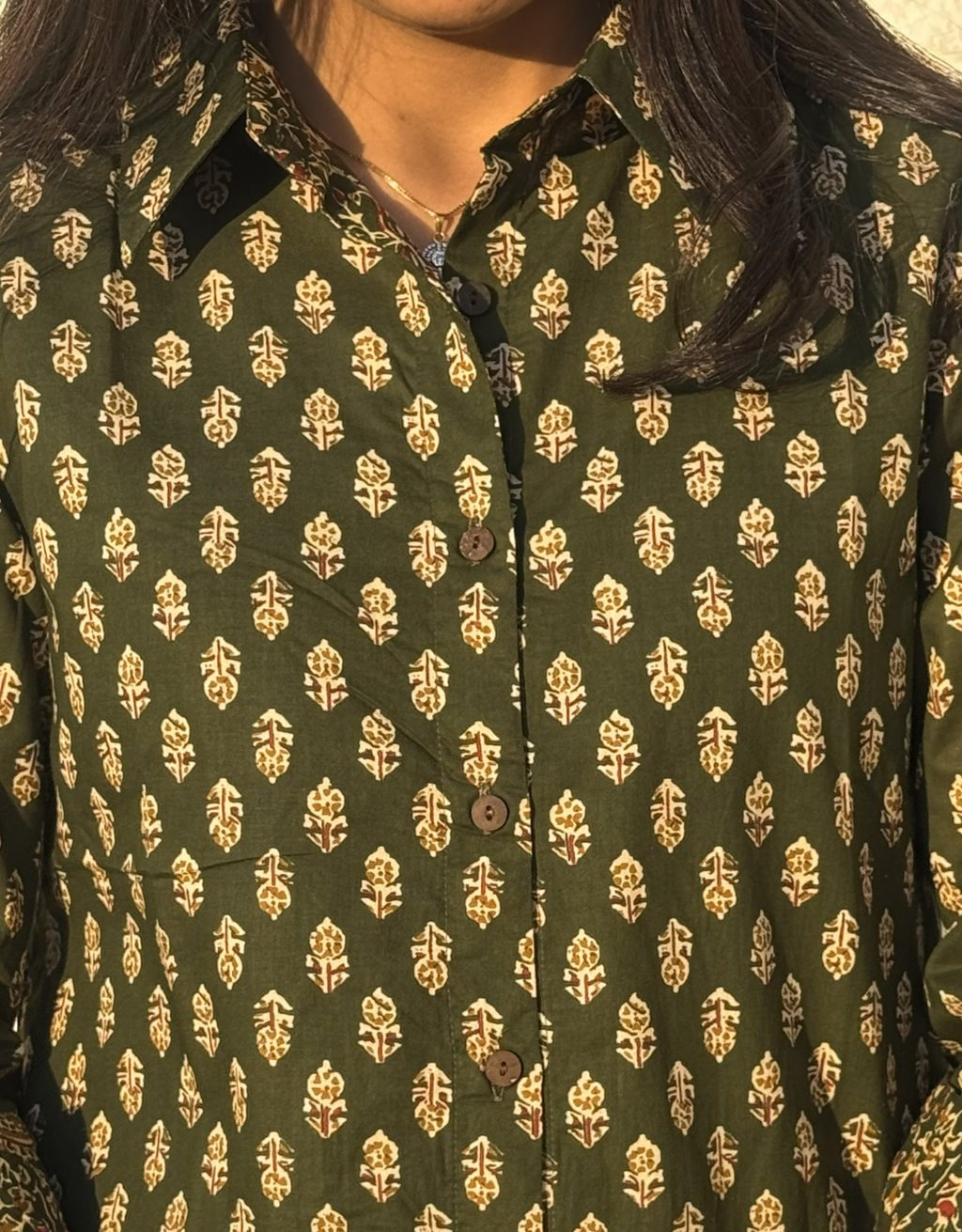 Banglore Garden Butti Cotton Regular Fit Dress