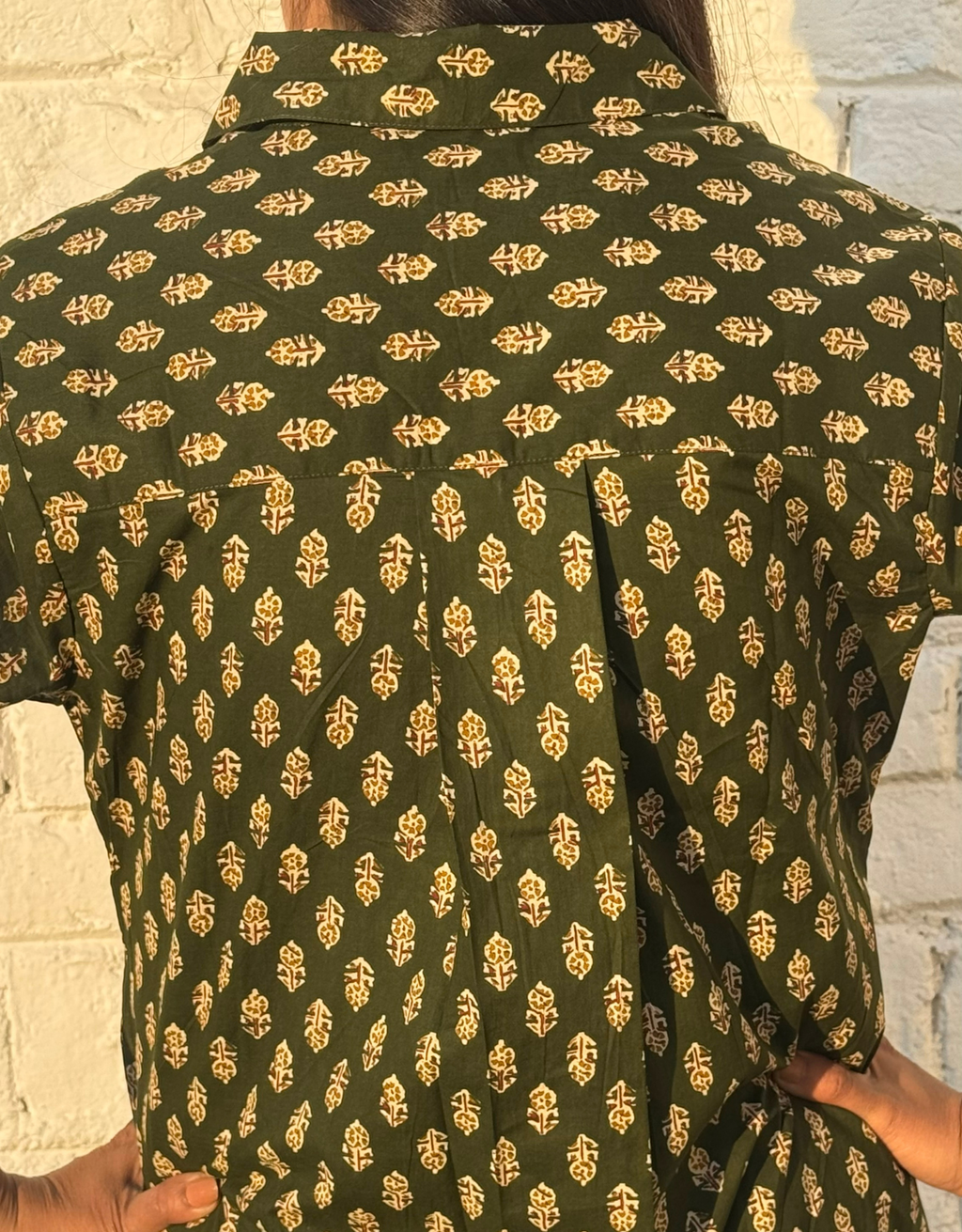 Banglore Garden Butti Cotton Regular Fit Dress