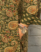 Banglore Garden Paisley Cotton Regular Fit Dress