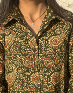 Banglore Garden Paisley Cotton Regular Fit Dress