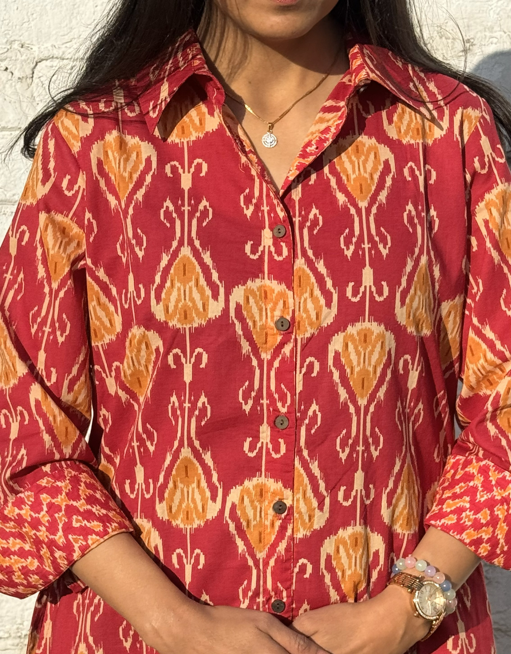 Jaipur Ikat Cotton Regular Fit Dress