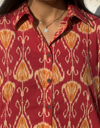 Jaipur Ikat Cotton Regular Fit Dress