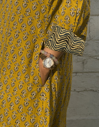 Punjab Mustard Butti Cotton Regular Fit Dress