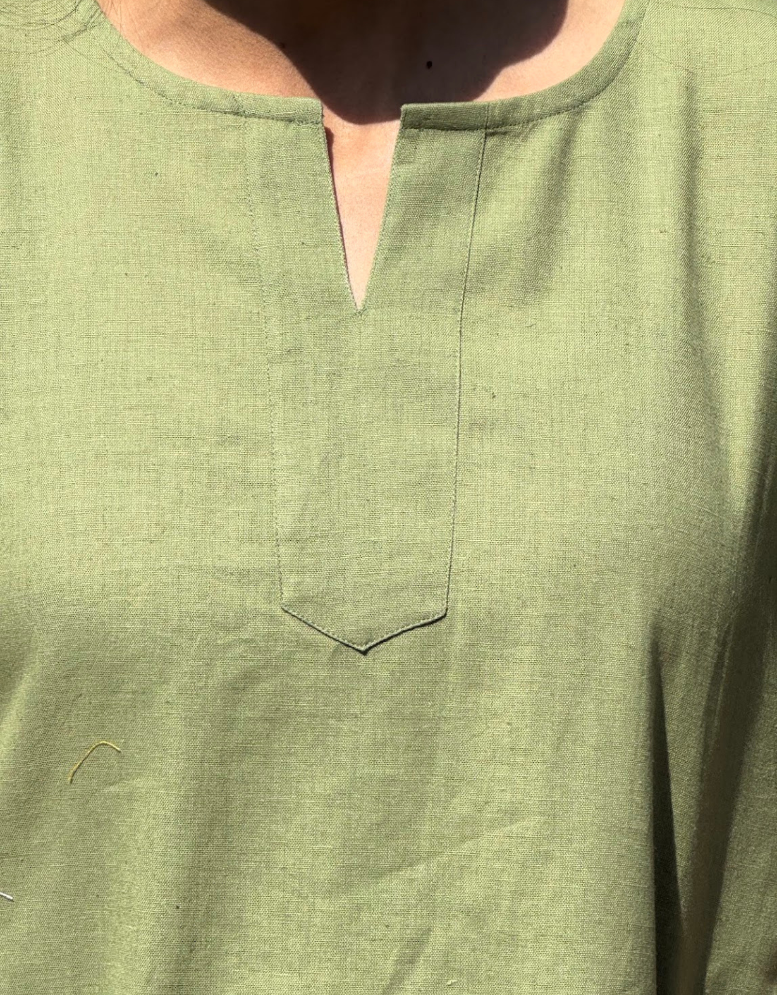 Light Green Culotte Cotton Flex Co-Ord Set