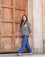Mono B&W Butta 2 Cotton Oversized Shirt