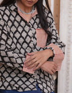 Mono B&W Butta 2 Cotton Oversized Shirt