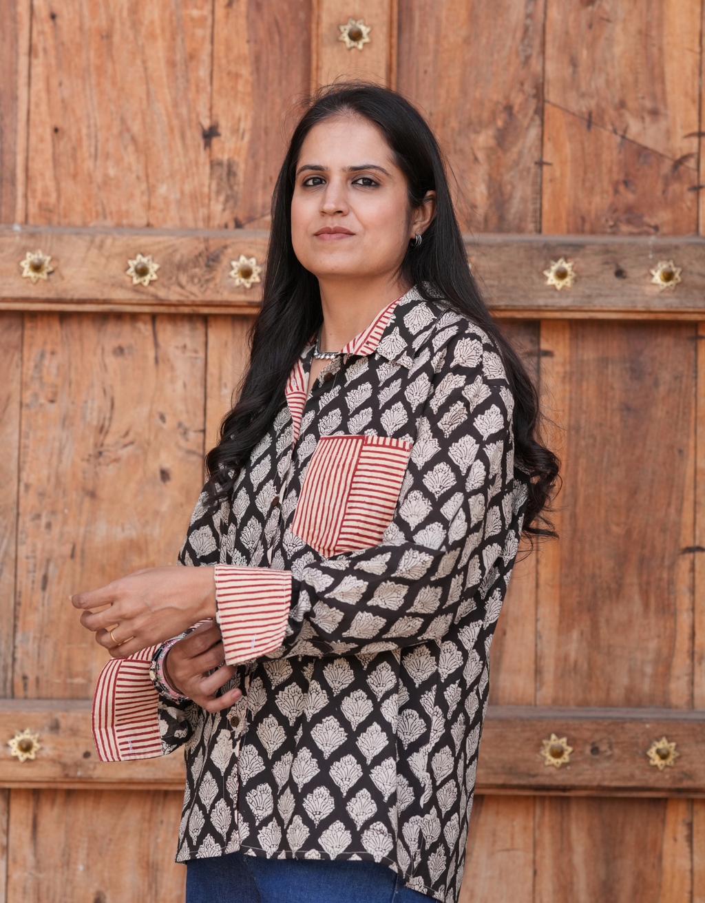 Mono B&W Butta 2 Cotton Oversized Shirt