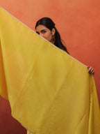 MulChanderi Short Kurta With Balloon Pant - Lime