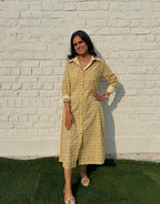 Olive Butti Cotton Regular Fit Dress